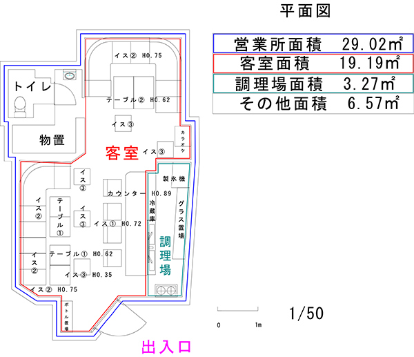 図面 平面図 求積図 照明音響設備図 の書き方